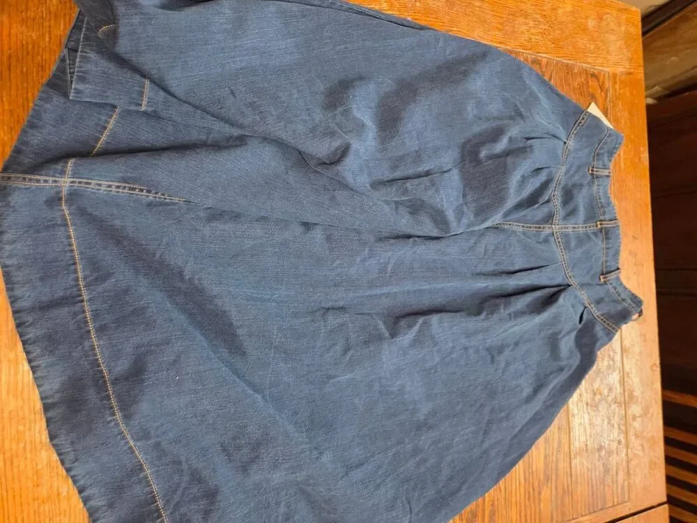 NWT Tuckernuck Denim Blue Rhodes Maxi Skirt sz 2